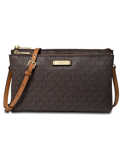 adele logo crossbody michael kors|MICHAEL Michael Kors Signature Adele Double.